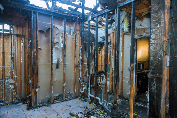 Professional Fire Damage Assessment technician working in Dayton, KY